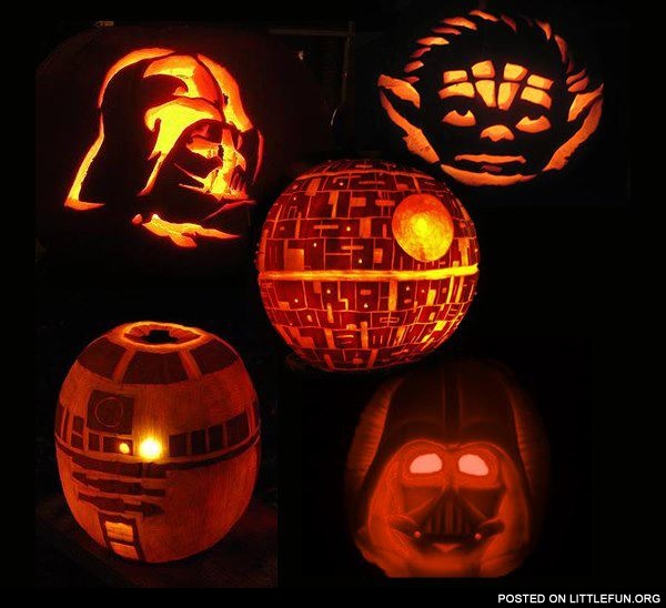 Star Wars pumpkins
