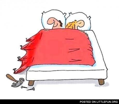 Problem solved. Blanket.