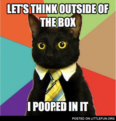 Let's think outside of the box