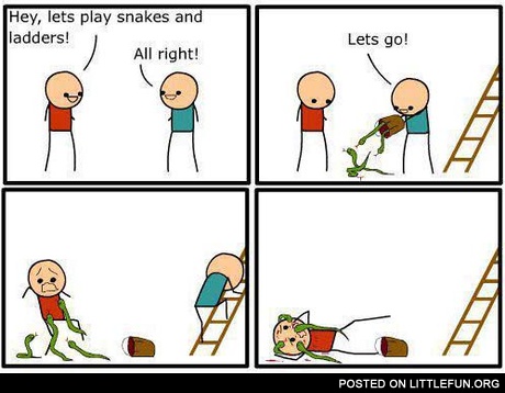 Let's play snakes and ladders