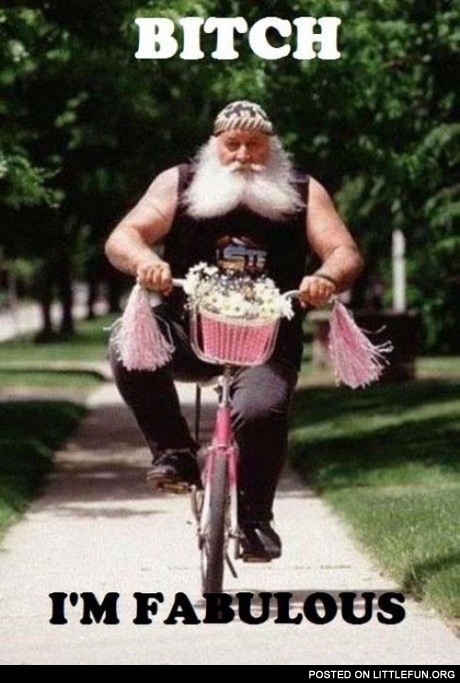 Fabulous biker