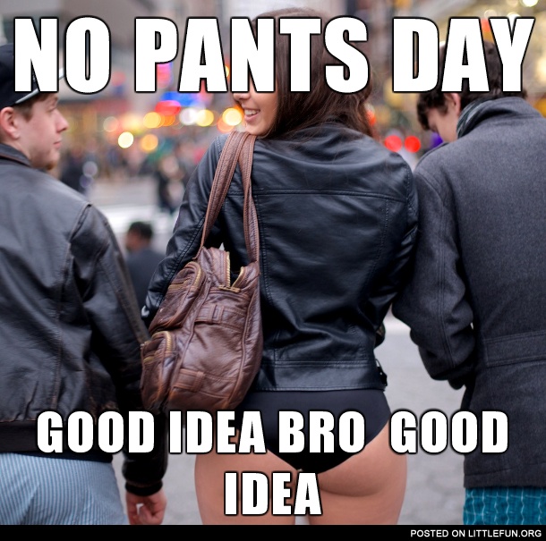 No pants day