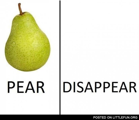 Pear disapear