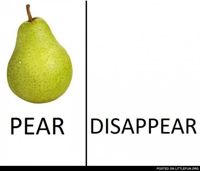 Pear disapear