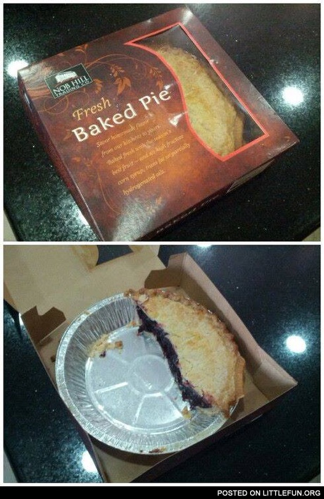 Fresh baked pie