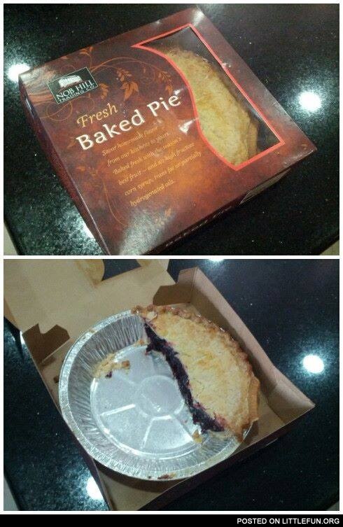 Fresh baked pie