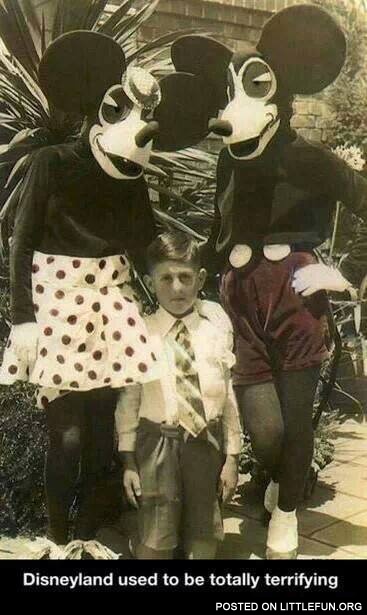 Disneyland used to be totally terrifying