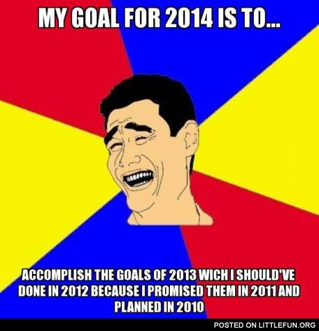 My goal for 2014