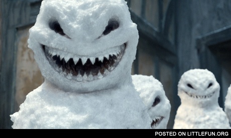 Happy New Year! What a pretty snowmen.