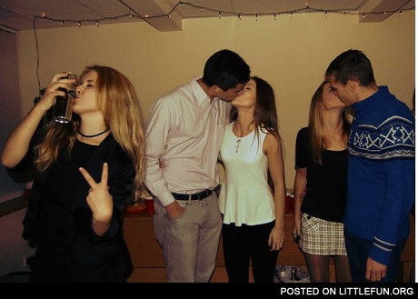 Me at the New Year's party