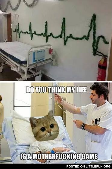 Do you think my life is a motherf**king game?