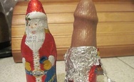 Santa chocolate dick