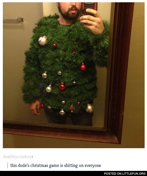 Christmas tree sweater
