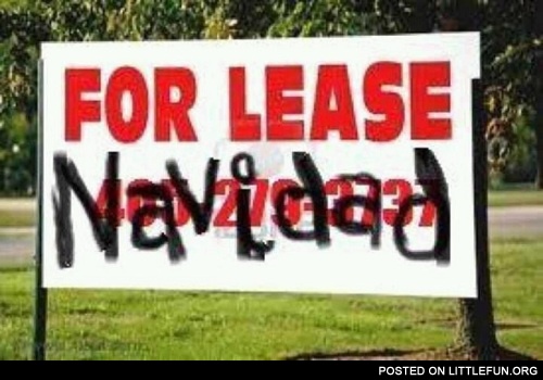 For lease Navidad
