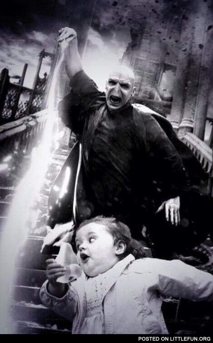 Lord Voldemort and the running girl