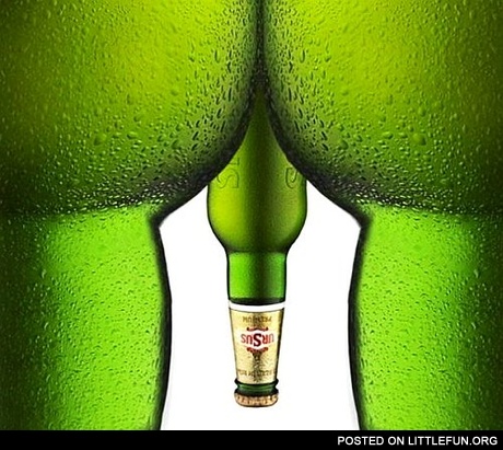 Beer is a man's drink