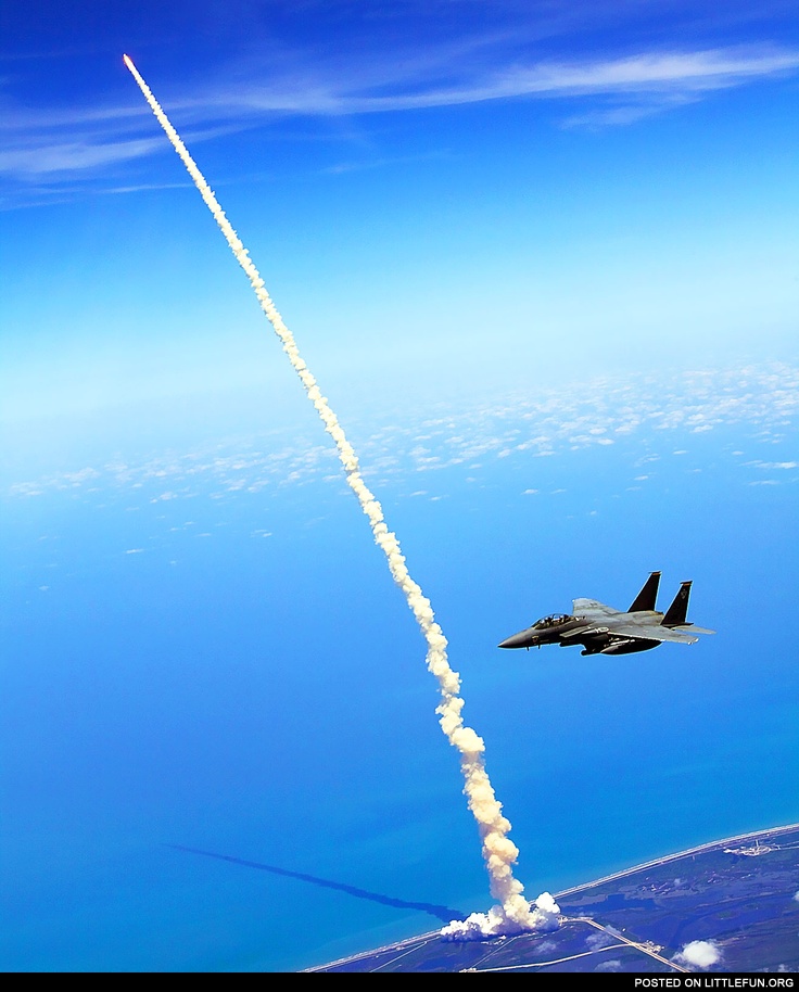 F15 shuttle launch