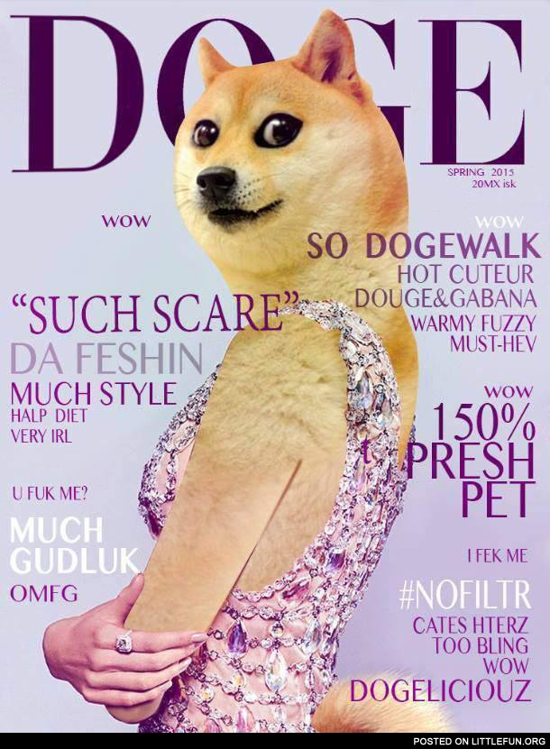 Vogue? No. Doge.