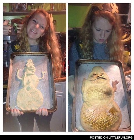Jabba the Hutt cookie.