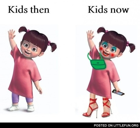 Kids then and kids now.