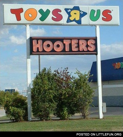 Hooters toys.