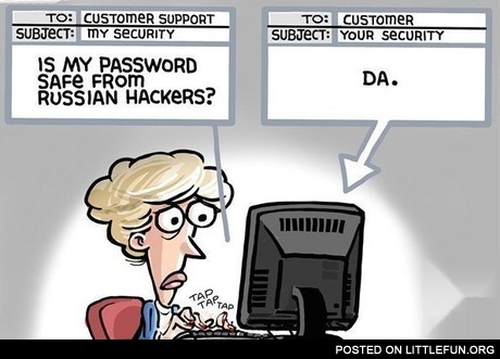 Is my password safe from Russian hackers?