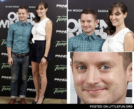 Elijah Wood and Sasha Grey. Elijah Would.