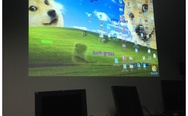 This is my teacher's desktop. Doge.