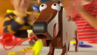 This is some kind of weird toy. The pooping dog.