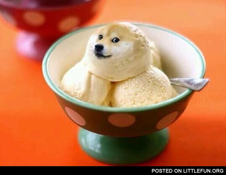Ice cream doge.