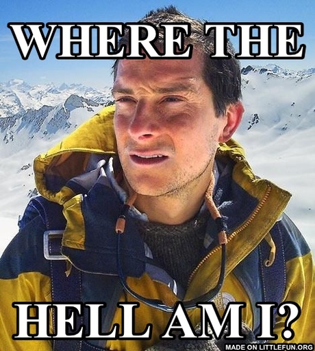 Bear Grylls: Where the , HELL am I?