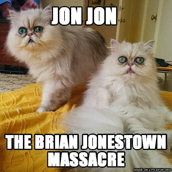 Jon Jon PULAY US SUM, TEH BRIAN JONESTOWN MASACRE