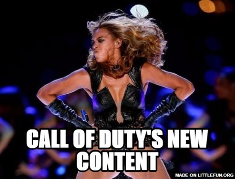 Beyonce Knowles Superbowl: Call of duty's new content