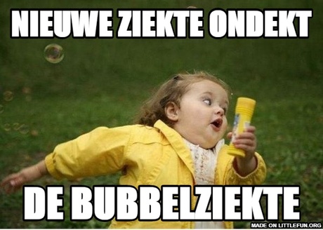 Chubby Bubbles Girl: Nieuwe ziekte ondekt, DE BUBBELZIEKTE
