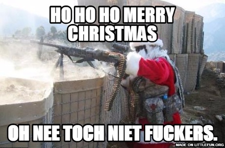 Hohoho: Ho Ho Ho Merry Christmas, Oh nee toch niet F**kers.