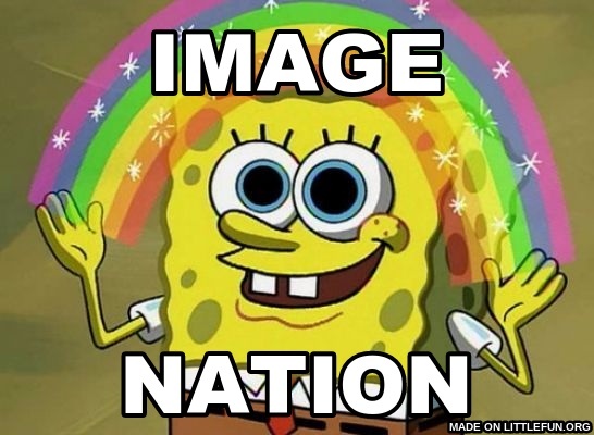 Imagination Spongebob: image, nation