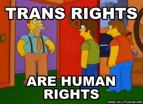 Simpsons Grandpa: trans rights, are human rights